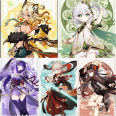Asia|AR10|Xilonen+Nahida+Raiden+Hutao+Kazuha|5 5-star characters|8-15 four-star characters|No birthday set, no email bound|Able to explore 100%|can log in normally immediately|Genshin Impact