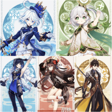 Asia|AR10|Furina+Nahida+Yelan+Hutao+Zhongli|5 5-star characters|8-15 four-star characters|No birthday set, no email bound|Able to explore 100%|can log in normally immediately|Genshin Impact