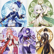 Asia|AR10|Furina+Nahida+Yea Miko+Raiden+Zhongli|5 5-star characters|8-15 four-star characters|No birthday set, no email bound|Able to explore 100%|can log in normally immediately|Genshin Impact