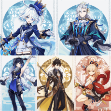 Asia|AR10|Furina+Neuvillette+Yelan+Yomiya+Zhongli|5 5-star characters|8-15 four-star characters|No birthday set, no email bound|Able to explore 100%|can log in normally immediately|Genshin Impact