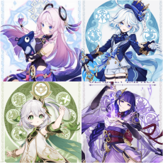 Asia|AR10|Citlali+Furina+Nahida+Raiden|4 5-star characters|8-15 four-star characters|No birthday set, no email bound|Able to explore 100%|can log in normally immediately|Genshin Impact