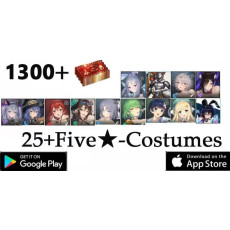 TCL11 [Global]165000+diamonds|+25+Random 5* garment(including / +Rou+Roxy+ Eris+Summer Vacation Dalvi+Yumi+Hikage+Yozakura+Yomi+Celebrity Bunny Loen+Daydream Bunny Morpeah+Orcbolg Goblin Slayer (limited)+Beachside Angel Teresse+Nightmare Bunny Eclipse+Sin