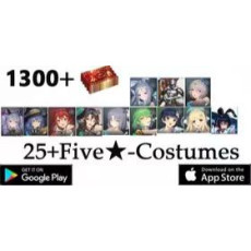 TCL6[Global]165000+diamonds|+25+Random 5* garment(including / +Rou+Roxy+ Eris+Summer Vacation Dalvi+Yumi+Hikage+Yozakura+Yomi+Celebrity Bunny Loen+Daydream Bunny Morpeah+Orcbolg Goblin Slayer (limited)+Teresse+Single DrawTicket x 1300 | 5* Recruitment Tic