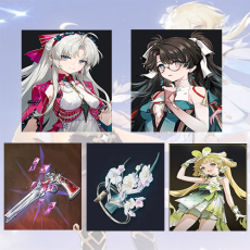Asia lv 8| Carlotta + Zhe Zhi + Carlotta Weapon + Zhe Zhi Weapon + verina | Random 4 stars |The novice pool is not used