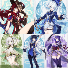 Asia|AR10|Chasca+Furina+Nahida+Yelan+Raiden|5 5-star characters|8-15 four-star characters|No birthday set, no email bound|Able to explore 100%|can log in normally immediately|Genshin Impact