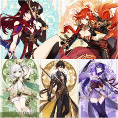 Asia|AR10|Chasca+Mavuika+Nahida+Raiden+Zhongli|5 5-star characters|8-15 four-star characters|No birthday set, no email bound|Able to explore 100%|can log in normally immediately|Genshin Impact