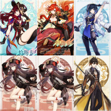 Asia|AR10|Chasca+Mavuika+Yelan+Hutao*1C+Zhongli|5 5-star characters|8-15 four-star characters|No birthday set, no email bound|Able to explore 100%|can log in normally immediately|Genshin Impact