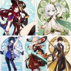 Asia|AR10|Chasca+Nahida+Yelan+Raiden+Kazuha|5 5-star characters|8-15 four-star characters|No birthday set, no email bound|Able to explore 100%|can log in normally immediately|Genshin Impact