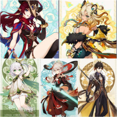 Asia|AR10|Chasca+Xilone+Nahida+Kazuha+Zhongli|5 5-star characters|8-15 four-star characters|No birthday set, no email bound|Able to explore 100%|can log in normally immediately|Genshin Impact