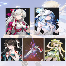 Asia|lv 8| Carlotta + The Shorekeeper + Zhe Zhi + Carlotta Weapon + verina | Random 4 stars |The novice pool is not used
