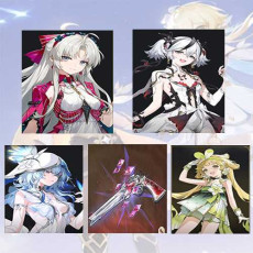 Asia|lv 8| Carlotta + Camellya + The Shorekeeper + Carlotta Weapon + verina | Random 4 stars |The novice pool is not used