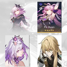 [Asia TL3-11]  Evernight + Fu Xuan + Castorice + Luocha|Fast shipping