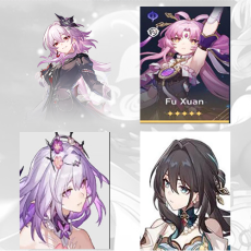 [Asia TL3-11]  Evernight + Fu Xuan + Castorice + Ruan Mei|Fast shipping