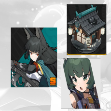 Asia|Lv4-10|Female| Miyabi + Miyabi weapon + Qing yi + Random 4-star hero