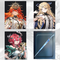 Asia| Augusta + Cartethyia + Ciaccona + Cartethyia Weapon | Random 4 stars |