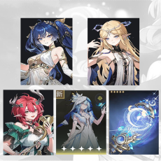 Asia| iuno + Cartethyia + Ciaccona + The Shorekeeper + iuno Weapon | Random 4 stars |