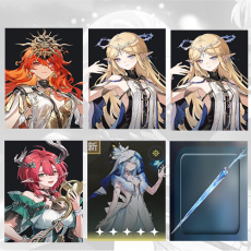 Asia| Augusta + Cartethyia + Cartethyia + Ciaccona + The Shorekeeper + Cartethyia Weapon | Random 4 stars |