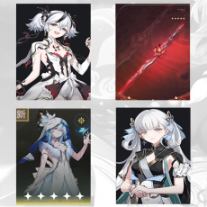 Asia|lv 4-10| Camellya + Camellya Weapon + The Shorekeeper + Jinhsi | Random 4 stars |