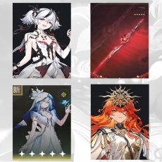 Asia|lv 4-10| Camellya + Camellya Weapon + The Shorekeeper + Augusta | Random 4 stars |