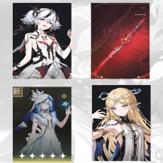 Asia|lv 4-10| Camellya + Camellya Weapon + The Shorekeeper + Cartethyia | Random 4 stars |