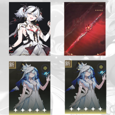 Asia|lv 4-10| Camellya + Camellya Weapon + The Shorekeeper + The Shorekeeper | Random 4 stars |