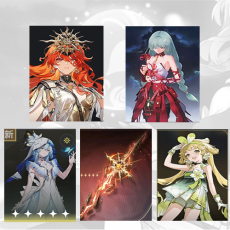 Asia| Augusta + Phrolova + The Shorekeeper + Augusta Weapon + verina | Random 4 stars |