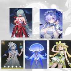 Asia| Phrolova + CantaRella + The Shorekeeper + CantaRella Weapon + verina | Random 4 stars |