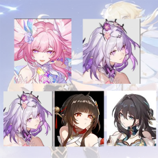 [Asia Female lv 4-10] Cyrene + Castorice + Castorice + Lingsha + Ruan Mei |  0-5 four-star characters |