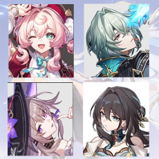 [Asia Female lv 4-10] Hyacine + Anaxa + The Herta + Ruan Mei |  0-5 four-star characters |
