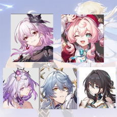 [Asia Female lv 4-10] Evernight + Hyacine + Castorice + Sunday + Ruan Mei |  0-5 four-star characters |