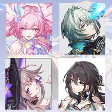 [Asia Female lv 4-10] Cyrene + Anaxa + The Herta + Ruan Mei |  0-5 four-star characters |