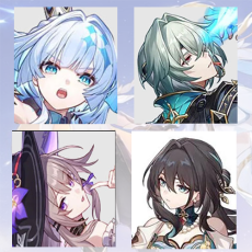 [Asia Female lv 4-10] Cerydra + Anaxa + The Herta + Ruan Mei |  0-5 four-star characters |