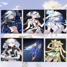 Asia lv 8| Galbrena + Camellya + The Shorekeeper + Jinhsi + Galbrena Weapon + verina | Random 4 stars |The novice pool is not used