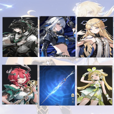 Asia lv 8| QiuYuan + Galbrena + Cartethyia + Ciaccona + Cartethyia Weapon + verina | Random 4 stars |The novice pool is not used