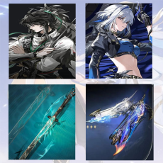 Asia| QiuYuan + Galbrena + QiuYuan Weapon + Galbrena Weapon | Random 4 stars |The novice pool is not used