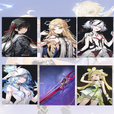 Asia lv 8| Chisa + Cartethyia + Camellya + The Shorekeeper + Chisa Weapon + verina | Random 4 stars |The novice pool is not used