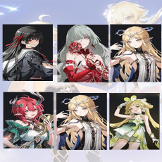 Asia lv 8| Chisa + Phrolova + Cartethyia + Ciaccona + Cartethyia + verina | Random 4 stars |The novice pool is not used