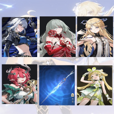 Asia lv 8| Galbrena + Phrolova + Cartethyia + Ciaccona + Cartethyia Weapon + verina | Random 4 stars |The novice pool is not used