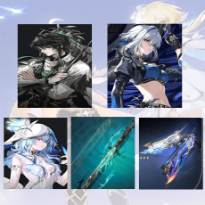 Asia| QiuYuan + Galbrena + The Shorekeeper + QiuYuan Weapon + Galbrena Weapon | Random 4 stars