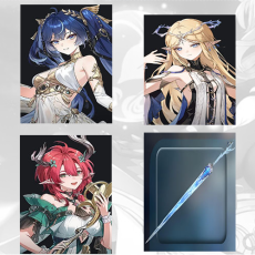 Asia| iuno + Cartethyia + Ciaccona + Cartethyia Weapon | Random 4 stars |