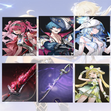 Asia lv 8| Lupa + Brant + The Shorekeeper + Lupa Weapon + Brant Weapon + verina | Random 4 stars |The novice pool is not used