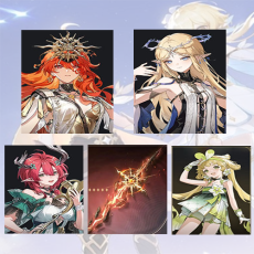 Asia lv 8| Augusta + Cartethyia + Ciaccona + Augusta Weapon + verina | Random 4 stars |The novice pool is not used