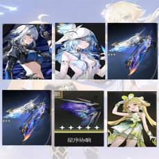 Asia lv 8| Galbrena + The Shorekeeper + Galbrena Weapon + Galbrena Weapon + The Shorekeeper Weapon + verina | Random 4 stars |The novice pool is not used