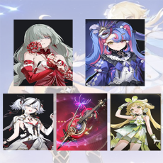 Asia lv 8| Phrolova + Roccia + Camellya + Phrolova Weapon + verina | Random 4 stars |The novice pool is not used