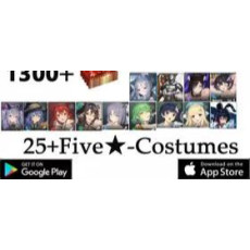 TCL16[Global]165000+diamonds|+25+Random 5* garment(including / +Rou+Roxy+ Eris+Summer Vacation Dalvi+Yumi+Hikage+Yozakura+Yomi+Celebrity Bunny Loen+Daydream Bunny Morpeah+Orcbolg Goblin Slayer (limited)+Nightmare Bunny Eclipse+Pool Party Scheherazade+Sing