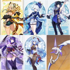 Asia|AR10|Xilonen+Furina+Yelan+Raiden+Ganyu+Amos' Bow|5 5-star characters|8-15 four-star characters|No birthday set, no email bound|Able to explore 100%|can log in normally immediately|Genshin Impact