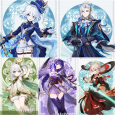 Asia|AR10|Furina+Neuvillette+Nahida+Raiden+Kazuha|5 5-star characters|8-15 four-star characters|No birthday set, no email bound|Able to explore 100%|can log in normally immediately|Genshin Impact