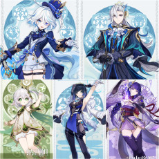 Asia|AR10|Furina+Neuvillette+Nahida+Raiden+Yelan|5 5-star characters|8-15 four-star characters|No birthday set, no email bound|Able to explore 100%|can log in normally immediately|Genshin Impact