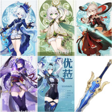 Asia|AR10|Furina+Nahida+Raiden+Kazuha+Eula+Song of Broken Pines|5 5-star characters|8-15 four-star characters|No birthday set, no email bound|Able to explore 100%|can log in normally immediately|Genshin Impact