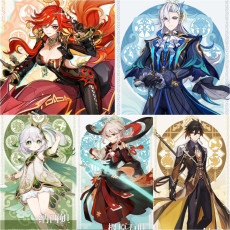 Asia|AR10|Mavuika+Neuvillette+Nahida+Kazuha+Zhongli|5 5-star characters|8-15 four-star characters|No birthday set, no email bound|Able to explore 100%|can log in normally immediately|Genshin Impact